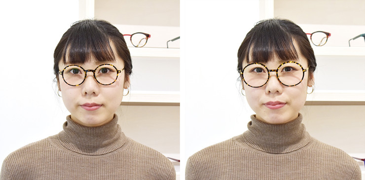 とにかく小顔に見せたい 人の眼鏡選び Arbor Optical Shop 大阪市天満 扇町 南森町のおしゃれな眼鏡 メガネ 店